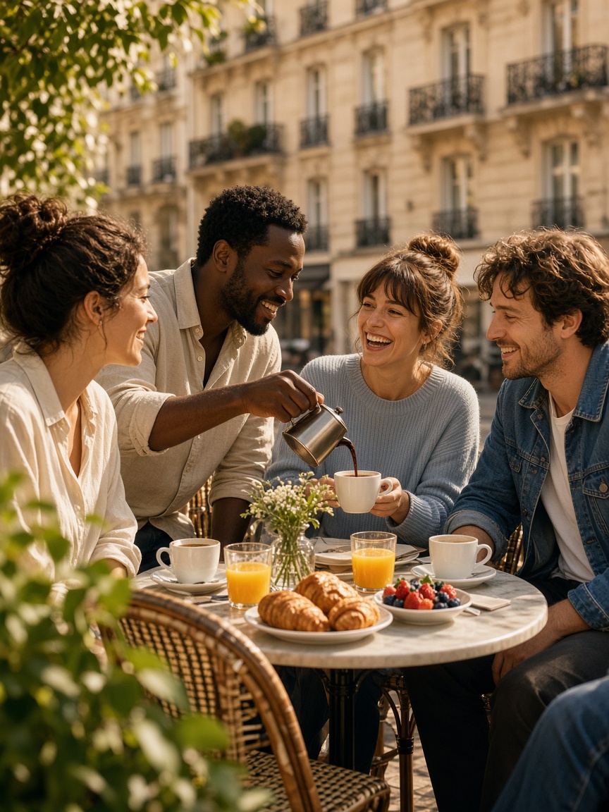 Brunch Same Same Club en terrasse